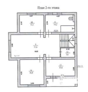 Дом 307м², 3-этажный, на длительный срок, 