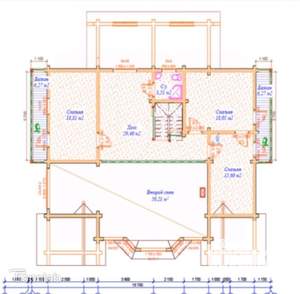 Коттедж 350м², 2-этажный, на длительный срок, 