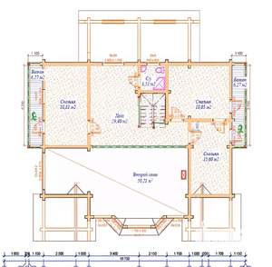 Коттедж 242м², 2-этажный, на длительный срок, 