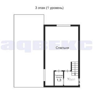 Таунхаус 91м&sup2;, 3-этажный, на длительный срок, 