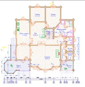 Дом 350м², 2-этажный, на длительный срок, 