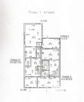 Дом 216м², 2-этажный, участок 3 сот.  