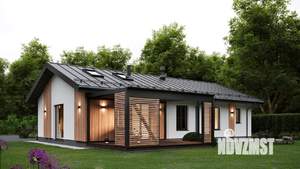 Коттедж 125м&sup2;, 1-этажный, участок 12 сот.  