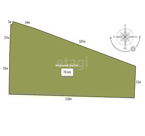 Дом 300м&sup2;, 2-этажный, участок 70 сот.  