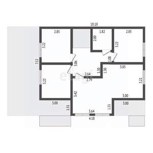 Дом 172м², 2-этажный, участок 9 сот.  