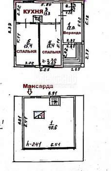 Дом 96м², 1-этажный, участок 10 сот.  