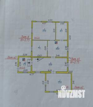 Дом 105м², 2-этажный, участок 14 сот.  