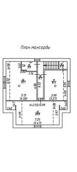 Дом 238м², 3-этажный, участок 7 сот.  
