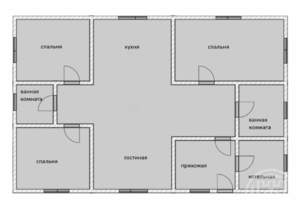 Дом 122м², 2-этажный, участок 7 сот.  