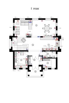 Дом 422м², 2-этажный, участок 14 сот.  