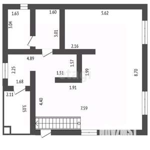 Дом 168м², 2-этажный, участок 6 сот.  