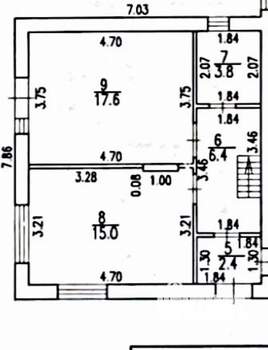 Таунхаус 100м&sup2;, 2-этажный, участок 1 сот.  