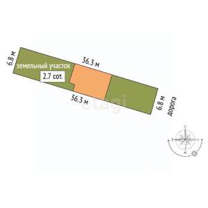 Таунхаус 130м², 2-этажный, участок 7 сот.  