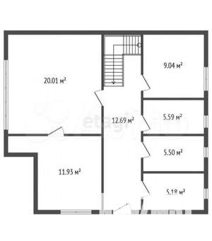 Дом 180м², 2-этажный, участок 4 сот.  
