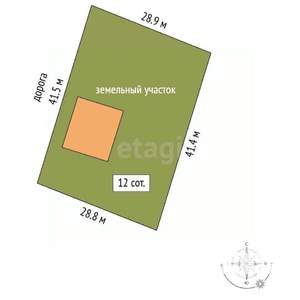 Дом 225м², 2-этажный, участок 15 сот.  