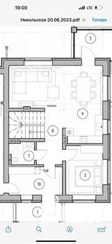 Дача 150м², 2-этажный, участок 7 сот.  