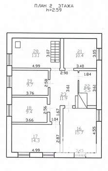 Коттедж 264м&sup2;, 2-этажный, участок 19 сот.  