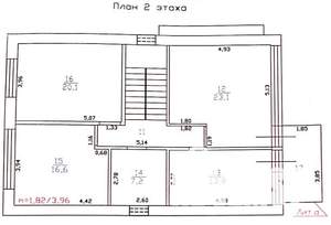 Коттедж 192м², 2-этажный, участок 12 сот.  