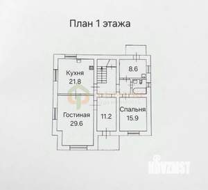 Дом 225м², 2-этажный, участок 6 сот.  