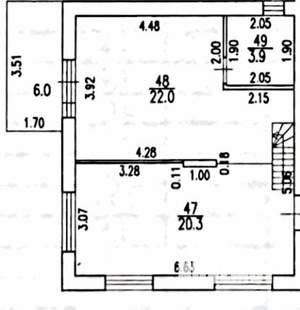 Таунхаус 140м&sup2;, 2-этажный, участок 2 сот.  