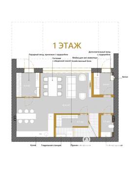 Таунхаус 195м², 2-этажный, участок 2 сот.  