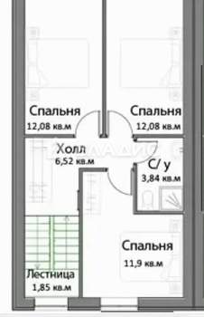 Дом 159м², 3-этажный, участок 2 сот.  