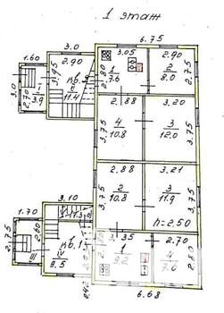 Дом 78м², 2-этажный, участок 16 сот.  