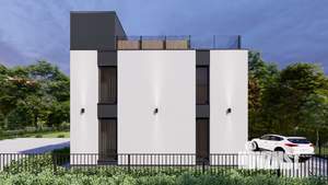 Коттедж 210м², 3-этажный, участок 4 сот.  