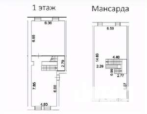 Таунхаус 176м², 2-этажный, участок 0 сот.  