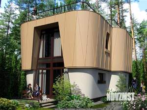 Коттедж 262м&sup2;, 3-этажный, участок 2 сот.  