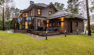 Дом 410м², 2-этажный, участок 18 сот.  