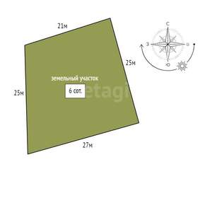 Дача 200м², 3-этажный, участок 6 сот.  