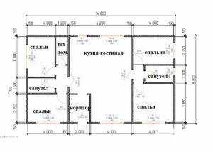Дом 140м², 1-этажный, участок 6 сот.  