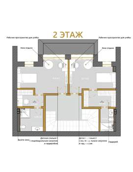 Таунхаус 169м², 2-этажный, участок 2 сот.  