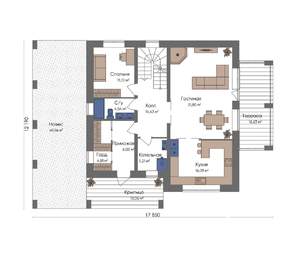Коттедж 278м², 2-этажный, участок 14 сот.  