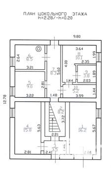 Коттедж 264м², 3-этажный, участок 19 сот.  