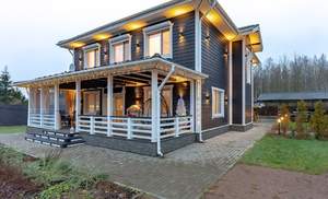 Дом 298м², 2-этажный, участок 9 сот.  