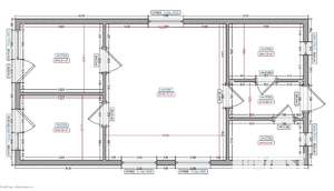 Дом 66м², 1-этажный, участок 6 сот.  