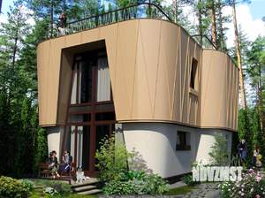 Коттедж 262м², 3-этажный, участок 2 сот.  