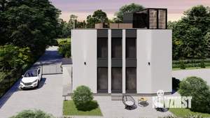 Коттедж 210м², 3-этажный, участок 4 сот.  