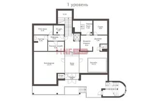 Коттедж 3095м², 3-этажный, участок 130 сот.  