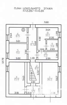 Коттедж 264м², 2-этажный, участок 19 сот.  