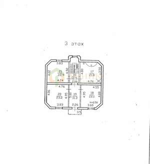Дом 330м&sup2;, 3-этажный, участок 12 сот.  