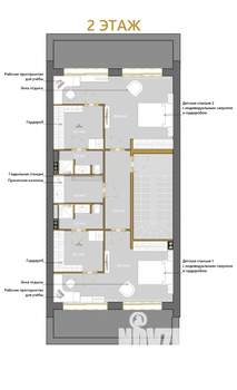 Дом 272м², 3-этажный, участок 2 сот.  