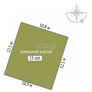 Дом 270м², 2-этажный, участок 15 сот.  