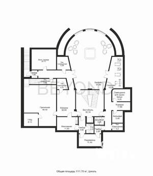 Дом 1112м&sup2;, 4-этажный, участок 1 сот.  