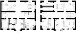 Дом 320м², 2-этажный, участок 35 сот.  