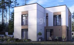 Дом 198м&sup2;, 2-этажный, участок 8 сот.  