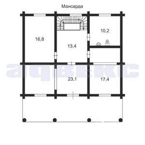 Дом 223м², 2-этажный, участок 12 сот.  