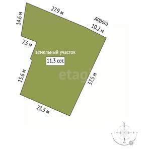 Дом 300м², 2-этажный, участок 12 сот.  